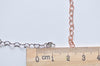 3.3 ft (1m) Anti Tarnish Heart Chain Soldered Links 3x4.3mm