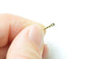 100 pcs Raw Brass Twisted Rod Connecting Bar Link Jewelry Connector 8mm A557