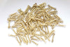 100 pcs Raw Brass Twisted Rod Connecting Bar Link Jewelry Connector 8mm A557
