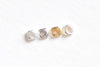 925 Solid Sterling Silver Tiny Square Spacer Discs Beads Size 1.5mm/1.7mm/2mm
