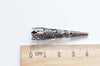 50 pcs Iron Filigree Cone Long Bead Caps 8x41mm Antique Bronze/Copper/Silver/Platinum/Light Gold/Gold