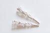 50 pcs Iron Filigree Cone Long Bead Caps 8x41mm Antique Bronze/Copper/Silver/Platinum/Light Gold/Gold
