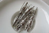50 pcs Iron Filigree Cone Long Bead Caps 8x41mm Antique Bronze/Copper/Silver/Platinum/Light Gold/Gold