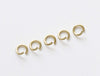 200pcs Raw Brass Jump Rings 3mm/4mm/5mm/6mm/7mm/8mm/9mm/10mm/12mm