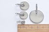 10 pcs Stainless Steel Base Setting French Earwire Findings