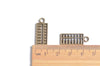 10 pcs of Antique Bronze Chinese Abacus Pendants Charms 10x20mm