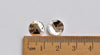 100 pcs Shiny Silver Circle Domed Disc Connectors 10mm A5327