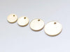 Raw Brass THICK Flat Round Blank Disc Thick Charms 6mm-20mm