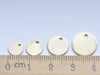 Raw Brass THICK Flat Round Blank Disc Thick Charms 6mm-20mm
