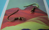 100 pcs Antiqued Bronze Ball End Fish Hook Earwire 18mm A3251