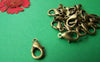 Lobster Parrot Clasp Antiqued Bronze 12mm Set of 50 A3445