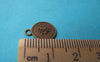 50 pcs Antique Bronze Queen Coin Round Charms 10x13mm A4040