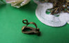 20 pcs of Antique Bronze Brass Ear Clips 12mm A2117