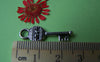 20 pcs of Antique Silver Key Charms 8x26mm A1231