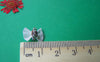 20 pcs Silver Plated Bow Bowtie Findings Connectors 9x13mm A790