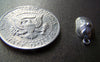 10 pcs of Antique Silver Lovely Baseball Cap Hat Charms 10x18mm A849