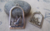 Accessories - 10 Pcs Of Antique Silver Filigree Peace Bird Charms 20x35mm A4942