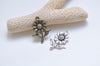 20 pcs Antique Bronze/Silver Sunflower Charms Pendants