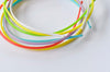 12 pcs Plastic Child Headbands Simple Teeth Hair Bands Assorted Color A3877