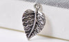 10 pcs Antique Silver Tree Leaf Leaves Charms 13x21mm A5384