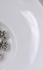 50 pcs of Antique Silver Rondelle Rose Flower Beads   7mm A2774