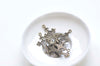 Fancy Cross Charms Antique Bronze Royal Pendants Set of 10 A7742