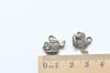 Antiqued Bronze Tea Pot Set Tea Cup Charms Pendants Set of 20