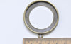 6 pcs Antique Bronze Base Pendant Tray 40mm Cabochon A5519