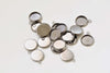10 pcs Gunmetal Black Pendant Tray Blank Base Settings