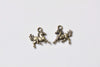 Supplies - Antique Bronze Tiny Horse Pony Charms Pendants