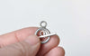 Clasps - 20 sets Antique Silver Simple Round Smooth Toggle Clasps A8398