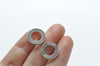 20 pcs of Antique Silver Round Believe Ring Charms 14mm A2233