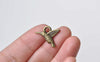 Charms - Antique Bronze 3D Hummingbird Bird Charms Set of 20 A8399