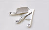 Antique Silver Butcher Knife Charms Pendant Set of 20 A8404