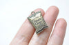 10 pcs Antique Bronze Potato Chips Bag Pendants Charms A6739