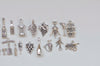 Antique Silver Wine Opener Party Theme Charms Mixed Style Set of 23