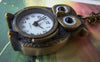Pocket Watch - 1 PC Antique Bronze Owl Design Pocket Watch A4608