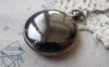 Pocket Watch - 1 PC Black Polish Pocket Watch A7143
