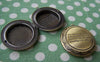 Photo Locket - 1 pc of Antique Bronze Huge Round Photo Lockets 45mm A3636