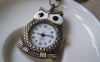 Pocket Watch - 1 PC of Antique Bronze Owl Pocket Watch A4620