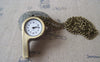 Pocket Watch - 1 Pc of Antique Bronze Whistle Pocket Watch A4617
