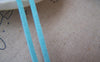 Cord - 10 meters Square Blue Suede Faux Leather Ribbon Cords String A5111