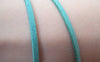 Cord - 10 meters Square Green Faux Leather Ribbon Cords String A5110