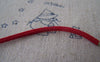 Cord - 10 meters Square Red Faux Leather Ribbon Cords String A1296
