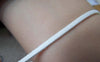 Cord - 10 meters Square White Faux Leather Ribbon Cords String A2479