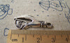 Accessories - 10 Pcs (5 Pairs) Of Antique Silver Heart Hand Charms Pendants 15x30mm A1174