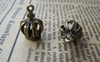 Royalty - 10 pcs Antique Bronze 3D Crown Charms 13x20mm A770