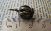 Royalty - 10 pcs Antique Bronze 3D Crown Charms 13x20mm A770