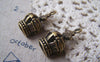 Royalty - 10 pcs Antique Bronze 3D Crown Charms 14x26mm A4954