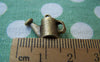 People, Profession & Hobby - 10 pcs Antique Bronze 3D Watering Pot Charms 13x16mm A3273